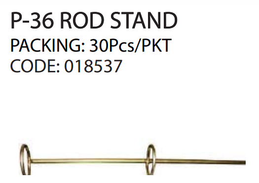 YP36 Rod Stand 30pcs per pkt (Code 018537) Fishing Rod Stand