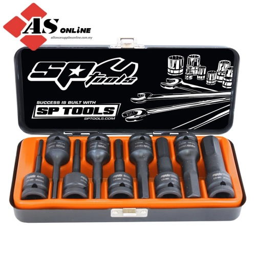 SP TOOLS 1/2"Dr Inhex Impact Socket Set - Metric - 9pc / Model: SP20370