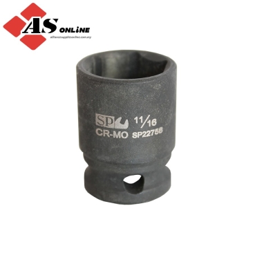 SP TOOLS 3/8"Dr Impact Sockets - 6pt Sae - Individual / Model: SP22751