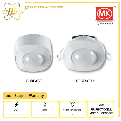 MK K5017 SURFACE/RECESSED PIR PHOTOCELL MOTION SENSOR