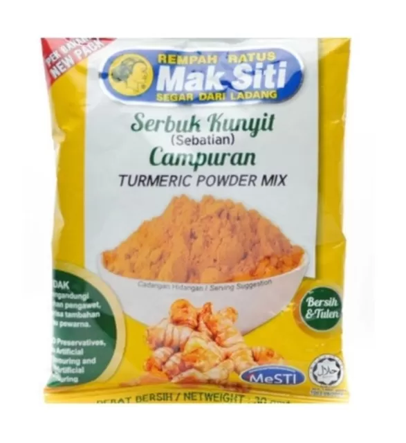 Mak Siti Serbuk Kunyit Campuran 30g