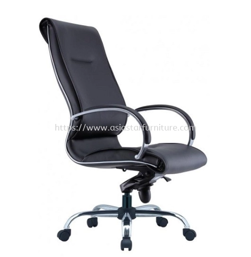 TORIO DIRECTOR OFFICE CHAIR WITH STEEL CHROME BASE