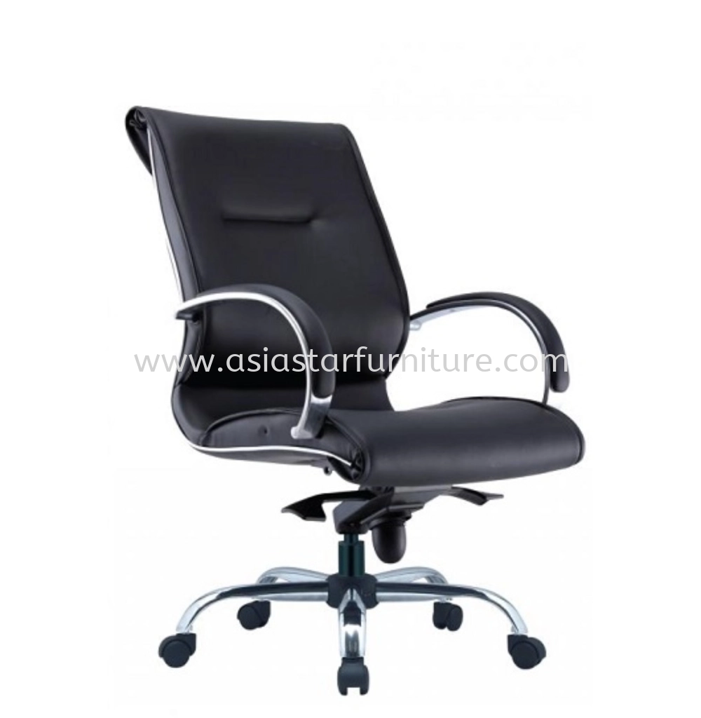 TORIO DIRECTOR OFFICE CHAIR WITH STEEL CHROME BASE