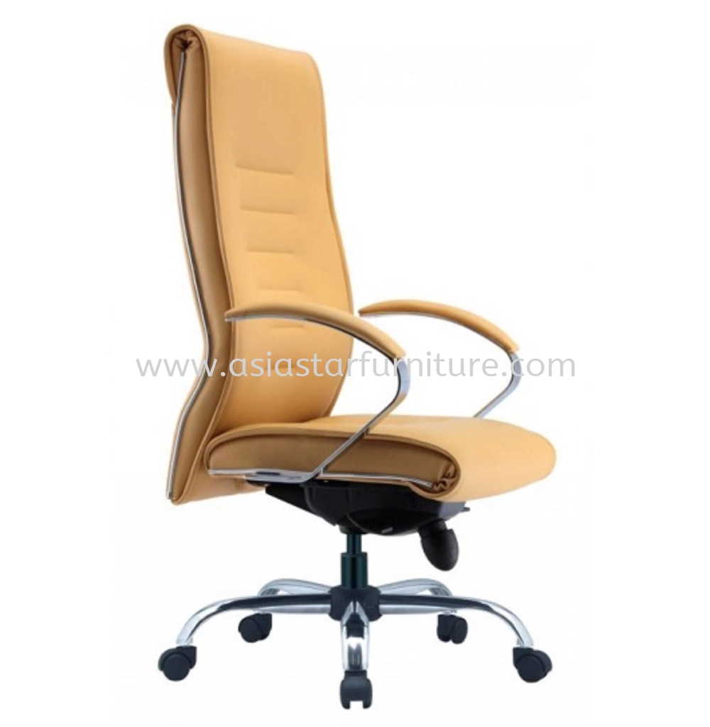 TORIO DIRECTOR OFFICE CHAIR WITH STEEL CHROME BASE