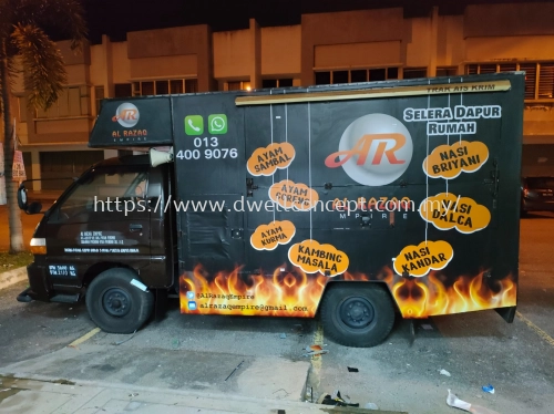 AR truck and box truck sticker full wrap