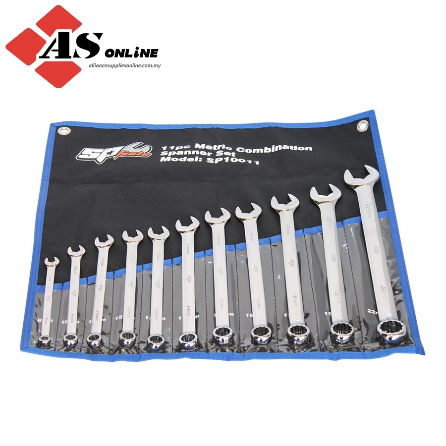 SP TOOLS Combination Roe Spanner Set - Metric - 11pc / Model: SP10011