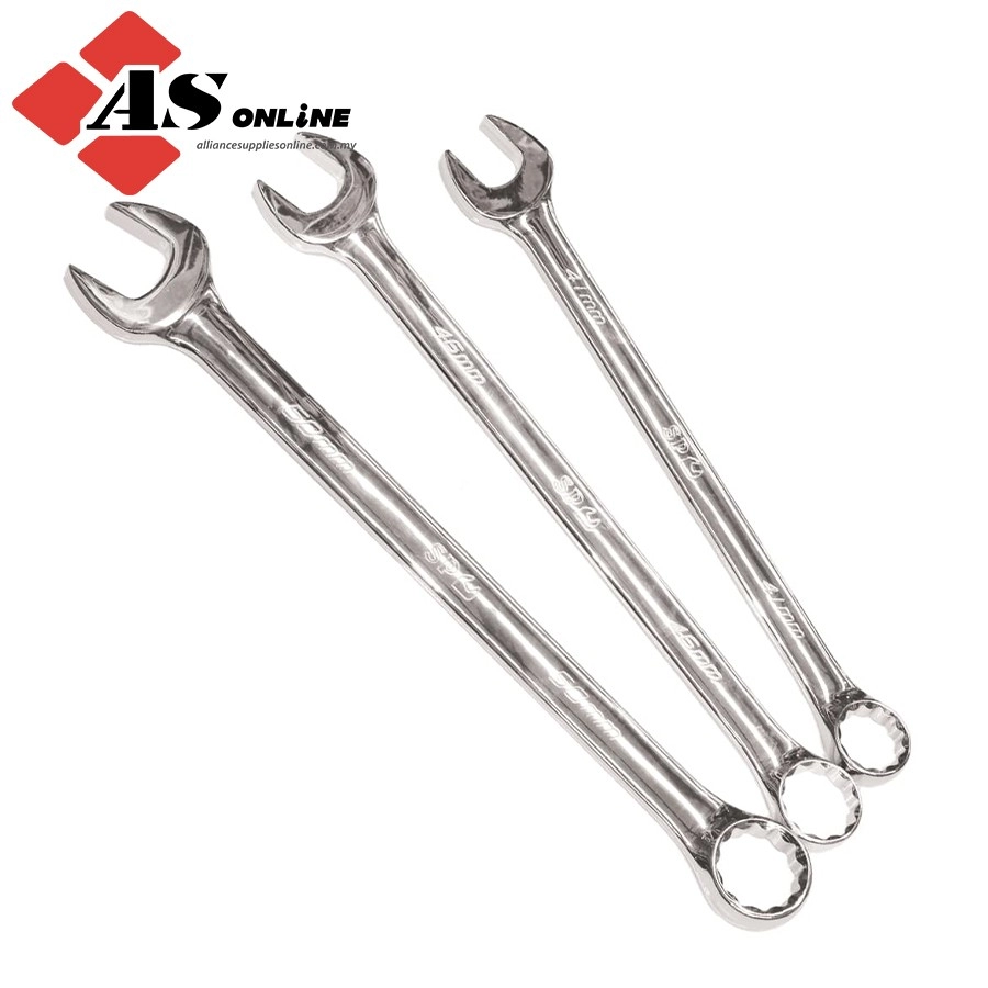 SP TOOLS Combination Roe Spanner Set - Jumbo - Metric - 3pc / Model: SP10020