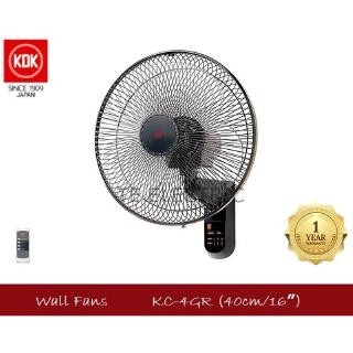 KDK KC 4GR 40CM 16" REMOTE CONTROL WALL FAN 16 INCH VARIABLE SPEED