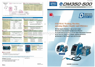 DAIHEN DM 350-500 CO2/MAG AUTO WELDING MACHINE