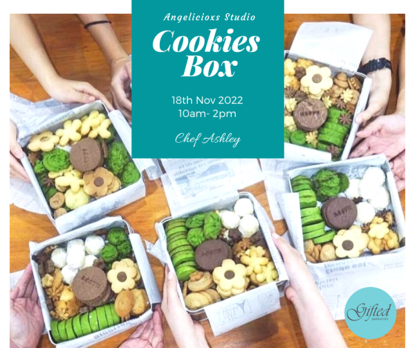 Assorted Cookies Box Baking Workshop Baking & Culinary Kuala Lumpur (KL), Malaysia, Selangor, Danau Desa Class, Lesson, Workshop | Angelicioxs Studio