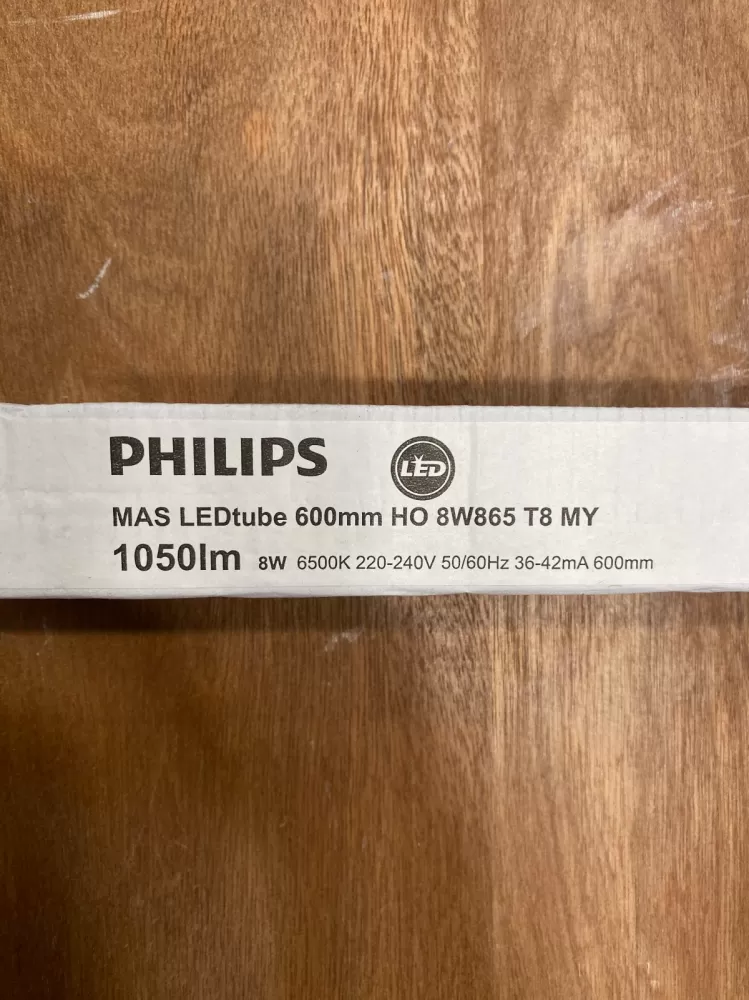 PHILIPS MASTER 8W 220-240V CRI80 2FEET 600MM HO TLD LED TUBE [3000K/4000K/6500K]