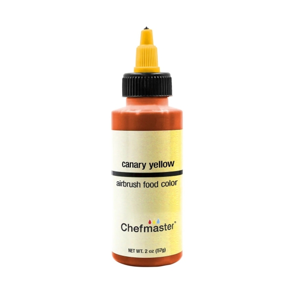 CHEFMASTER, Airbrush Colors - Canary Yellow, 2 oz Airbrush Colors and Cleaner Chefmaster Penang, Malaysia, George Town Supplier, Wholesaler, Supply, Supplies | Hong Yap Trading Company