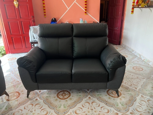 Sofa 1 Seater | 2 Seater | 3 Seater | Sofa Set Black Colour deliver to Jalan Tasek Simpang Ampat Penang