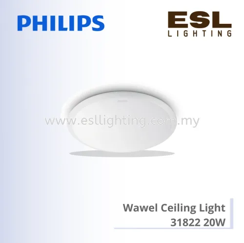 PHILIPS WAWEL CEILING LIGHT 31822 STEP LED WHT 20W TUNABLE 915005315704