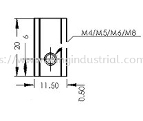 Half Round Nut 30