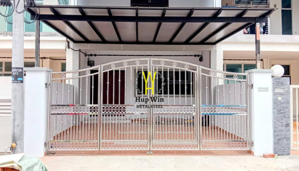 STAINLESS STEEL GATE@PULAI MUTIARA Stainless Steel Gate Johor Bahru (JB), Malaysia, Senai Contractors, Installation Services | Hup Win Sdn Bhd
