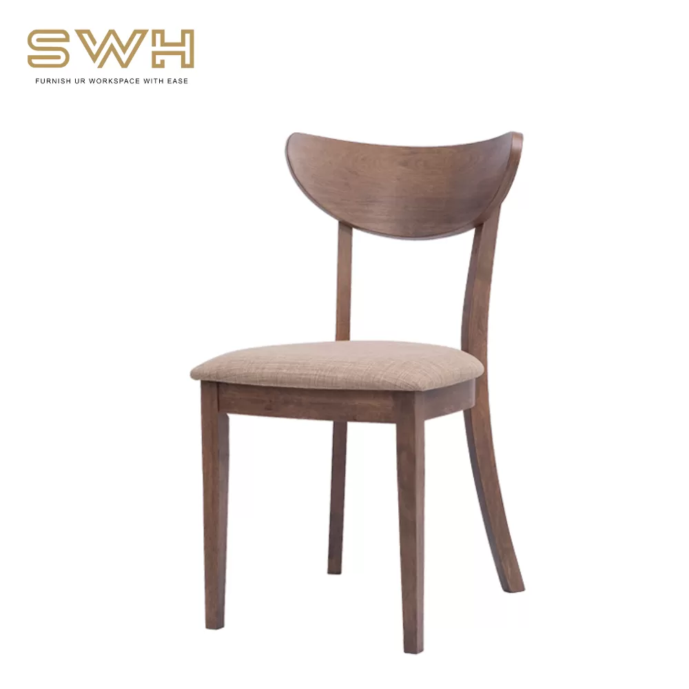2023 Best Seller KPSW Wooden Dining Chair | Restaurant Cafe Penang Furniture