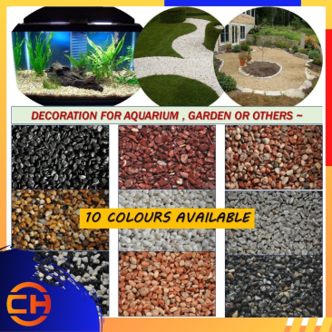 20kg 5 MM PEBBLE WASH STONE GARDEN LANDSCAPE DECORATION AQUARIUM BATU KACANG