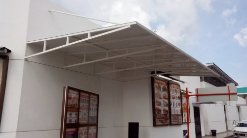 ALUMINUM COMPOSITE PANEL AWNING