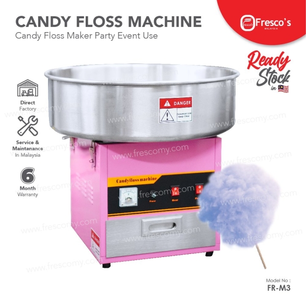 Candy Floss Machine Commercial FR-M3 Cotton Candy Kuala Lumpur, KL, Malaysia Supply, Supplier, Suppliers | Fresco Cocoa Supply PLT