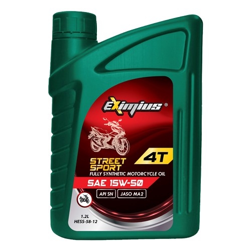 EXIMIUS STREET SPORT SAE 15W-50 EXIMIUS STREET SPORT SERIES EXIMIUS FULLY SYNTHETIC MOTORCYCLE ENGINE OIL LUBRICANT PRODUCTS Pahang, Malaysia, Kuantan Manufacturer, Supplier, Distributor, Supply | Hardex Corporation Sdn Bhd