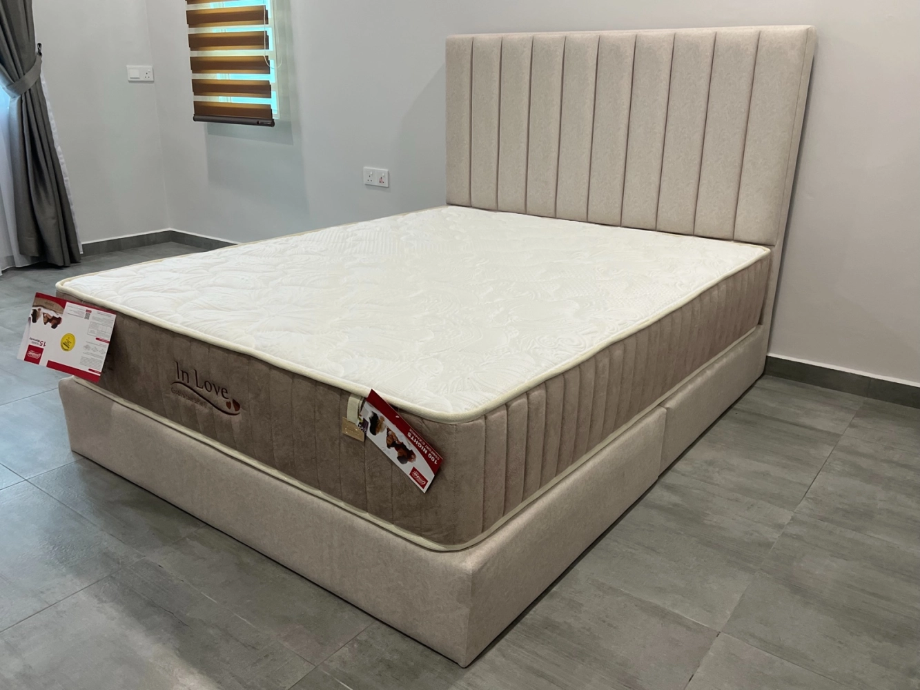  Goodnite In Love Series 3 DuoCare Statfree Anti Static + IceSleep Cooling  In Love 3 Zone Pocket Spring Mattress (11 Inch) + Eco Foam Latex 3 Zone Pocket Spring Mattress