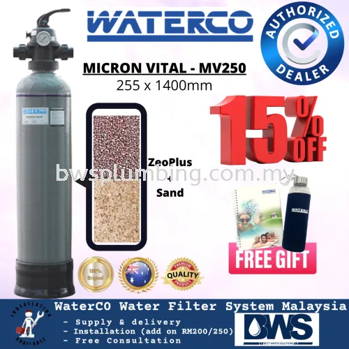 WATERCO Multimedia Water Filter - Micron Vital MV250 | Economical Waterco Filter