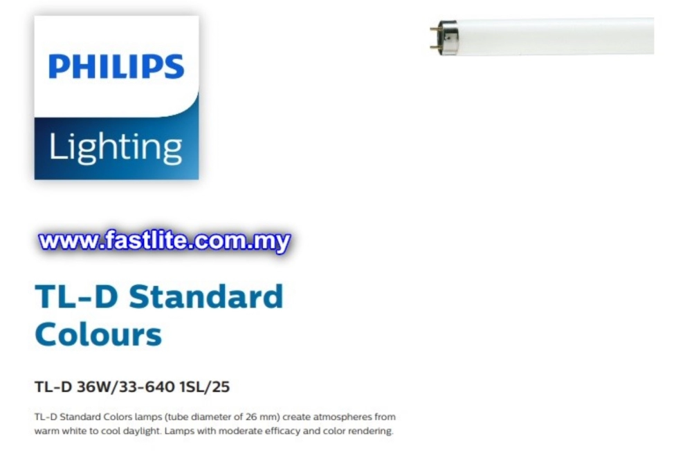 Philips TL-D 36W/33-640 Flu Tubes