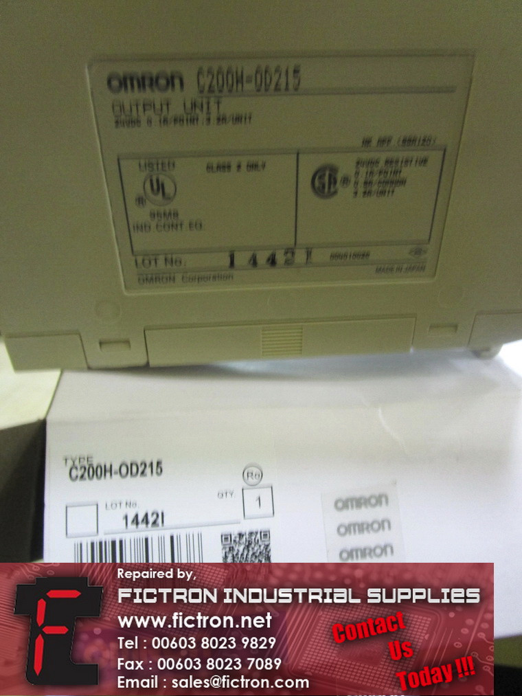 C200H-0D215 C200H0D215 OMRON PLC Output Unit Supply Repair Malaysia Singapore Indonesia USA Thailand