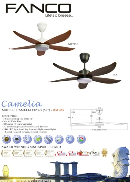 Fanco DC fan Ceiling Fan Fan Johor Bahru (JB), Johor, Malaysia. Supplier, Suppliers, Supplies, Supply | HT Lighting Sdn Bhd