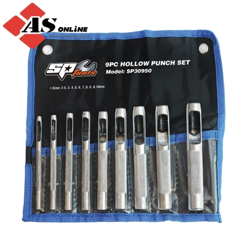 SP TOOLS Hollow Punch Set - 9pc / Model: SP30950