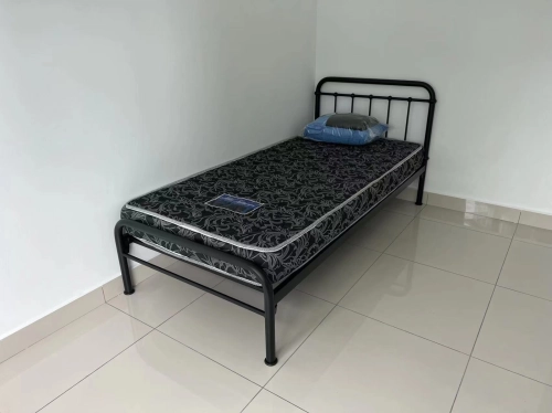 Single Metal Bed | Single Mattress |Plastic Chair & Plastic Table deliver to Jalan Serendah Seksyen 26/41 Shah Alam Selangor