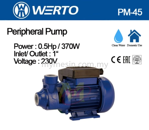 Werto PM45 Peripheral Pump