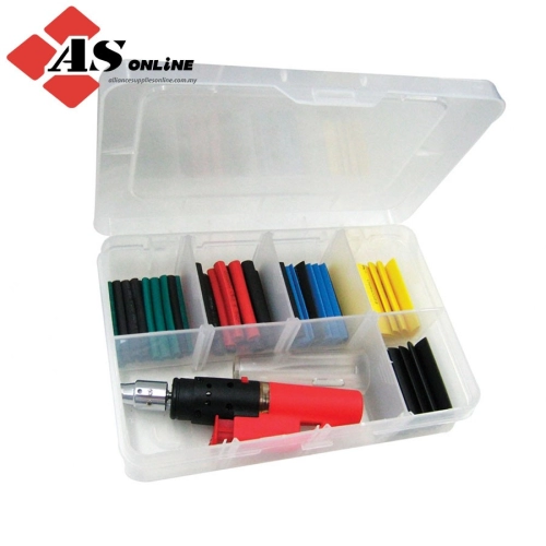 SP TOOLS Heat Shrink Tube Kit With Gas Torch - 65PC / Model: SP32293
