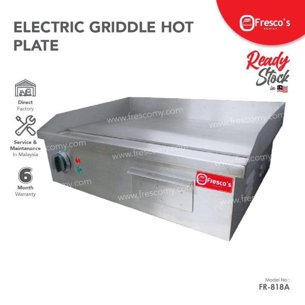 Electric Griddle Hot Plate FR-818A Griddle Hot Plate Kuala Lumpur, KL, Malaysia Supply, Supplier, Suppliers | Fresco Cocoa Supply PLT