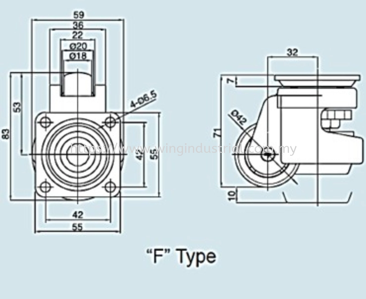 Castor Wheel AC-50