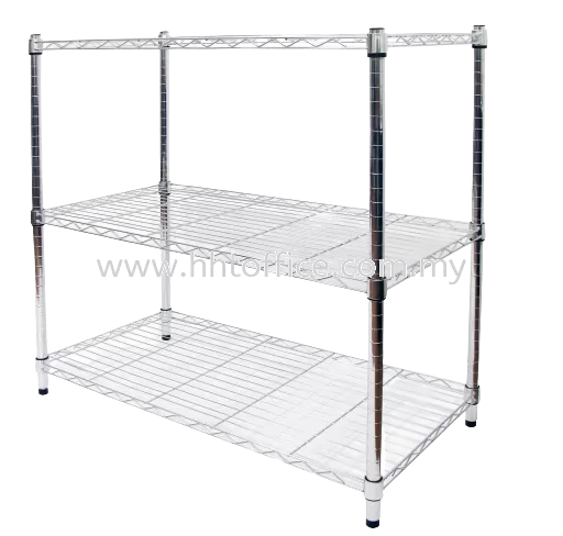 FT0104-B - 3 Tier Chrome Rack