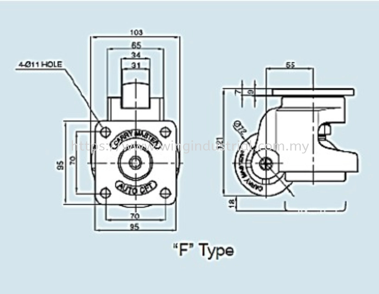 Castor Wheel AC-1300