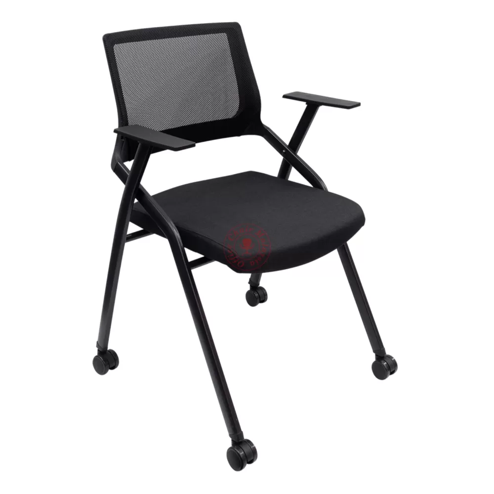 Foldable Mobile Mesh Chair / Training Chair / Office Chair / Tuition Center Chair