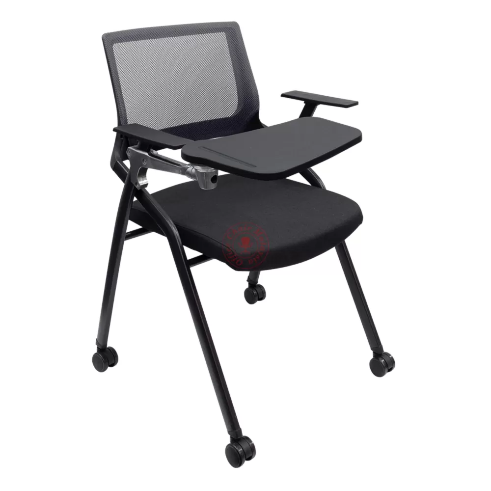 Foldable Mobile Mesh Chair with Writing Pad / Training Chair / Office Chair / Tuition Center Chair