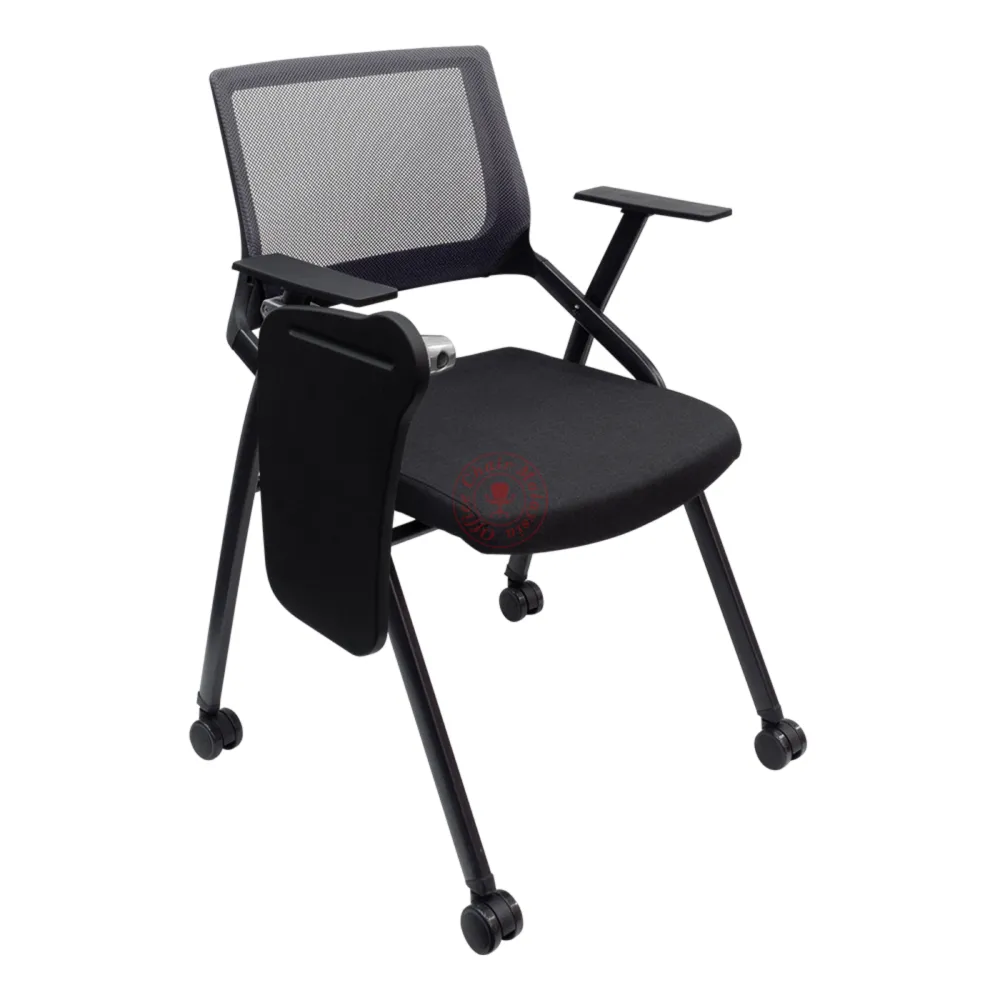 Foldable Mobile Mesh Chair with Writing Pad / Training Chair / Office Chair / Tuition Center Chair