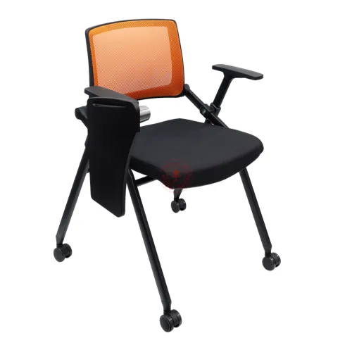 Foldable Mobile Mesh Chair with Writing Pad / Training Chair / Office Chair / Tuition Center Chair (Flexible Mesh)