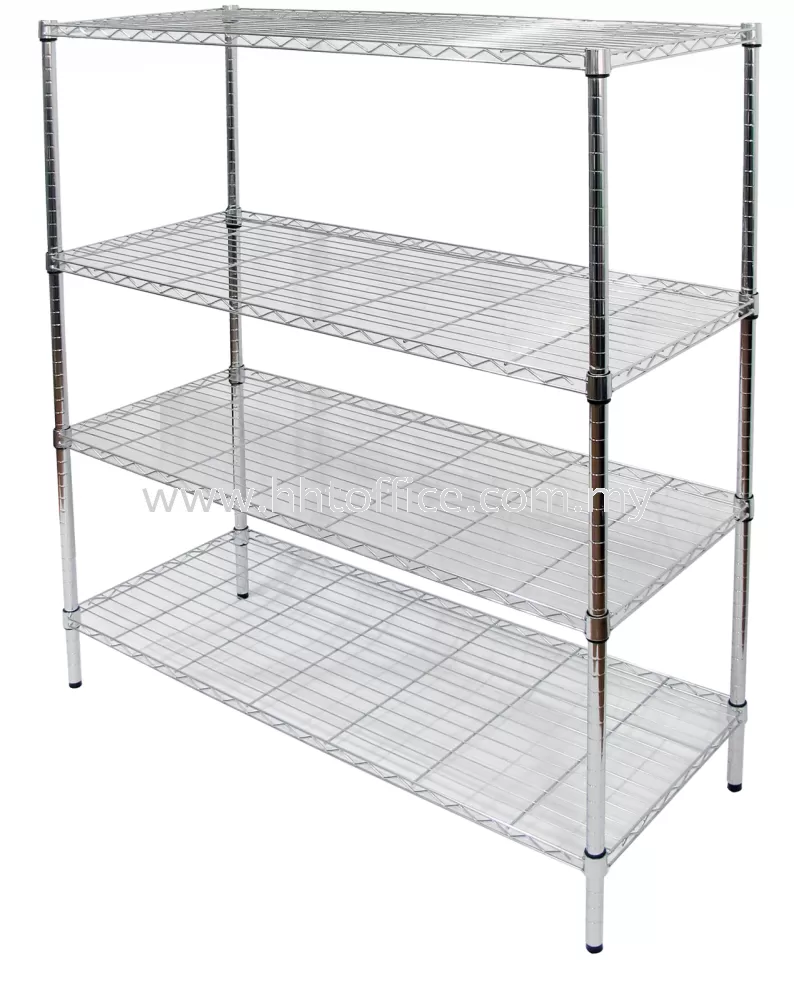 FT0106-B - 4 Tier Chrome Rack