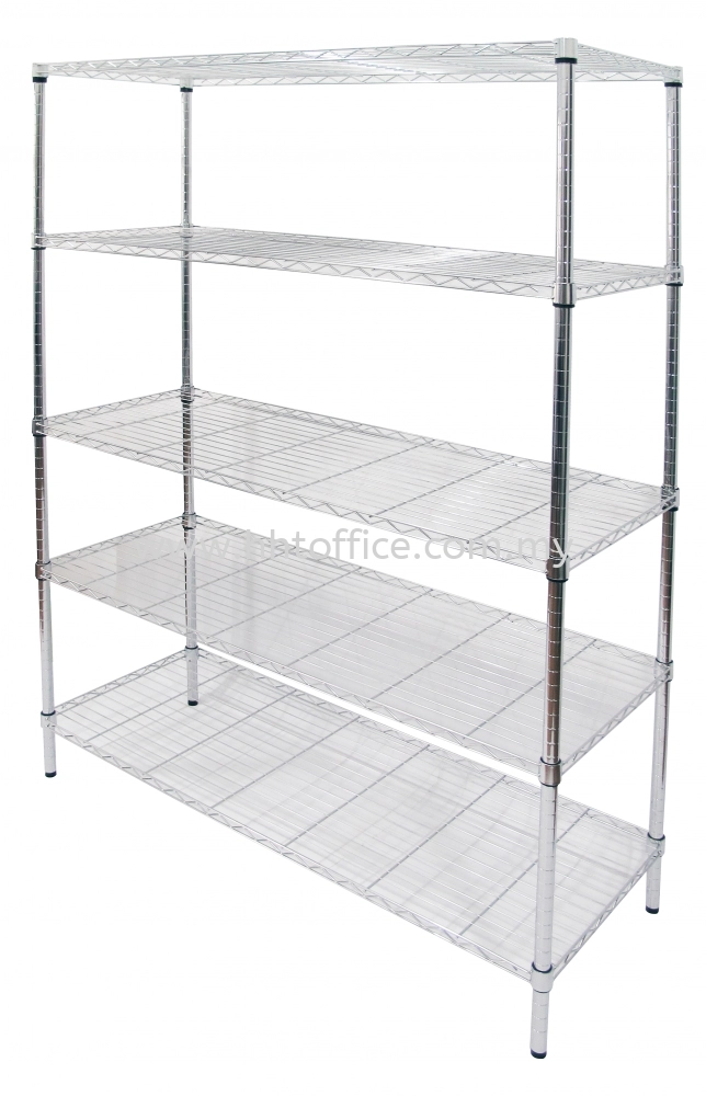 FT0108-B - 5 Tier Chrome Rack