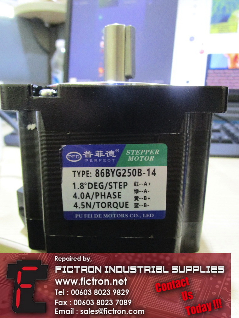 86BYG250B-14 86BYG250B14 PU FEI DE MOTORS Stepper Motor Supply Repair Malaysia Singapore Indonesia USA Thailand