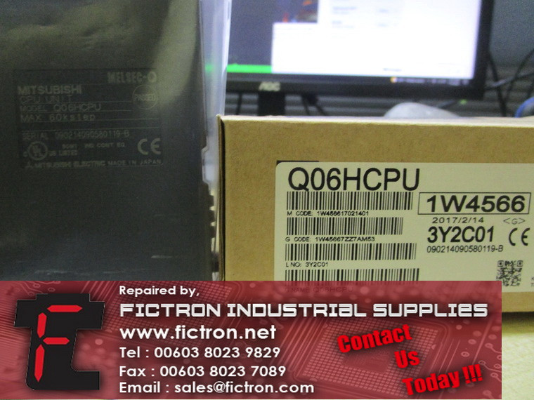 Q06HCPU MITSUBISHI PLC CPU Unit Supply Repair Malaysia Singapore Indonesia USA Thailand