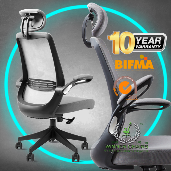 Ergonomic Office Chair WN9508A-BLK (10 Years Warranty) Ergonomic Office Chair Selangor, Kuala Lumpur (KL), Malaysia Ergo Chair, Office Furniture, Executive Office Chairs | WINNER OFFICE NETWORK SDN BHD