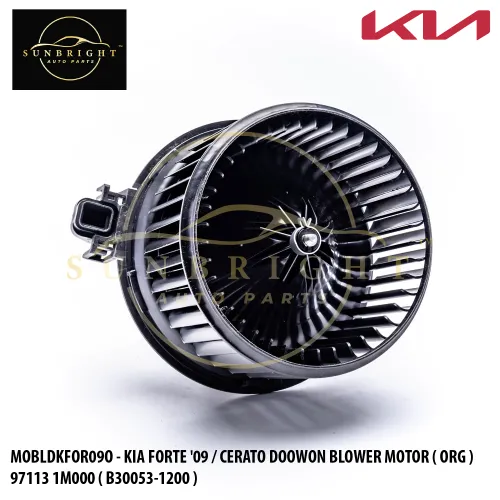 MOBLDKFOR09O - KIA FORTE '09 / CERATO DOOWON BLOWER MOTOR ( ORG ) 97113 1M000 ( B30053-1200 )