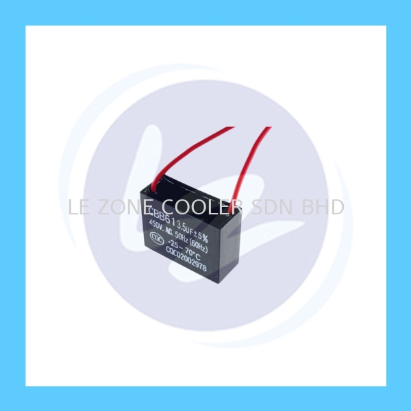 5uF Fan Capacitor Wire Type Capacitor Kedah, Malaysia, Sungai Petani Supplier, Suppliers, Supply, Supplies | LE ZONE COOLER SDN BHD