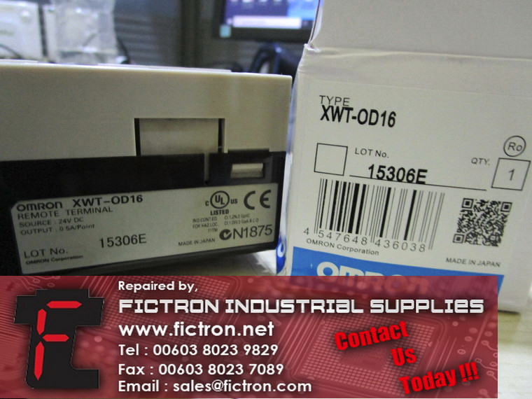 XWT-OD16 XWTOD16 OMRON Remote Terminal Supply Repair Malaysia Singapore Indonesia USA Thailand